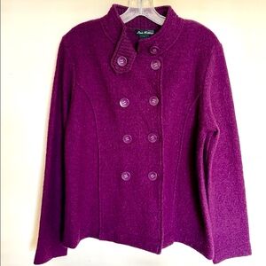 Purple Wool Jacket size Large